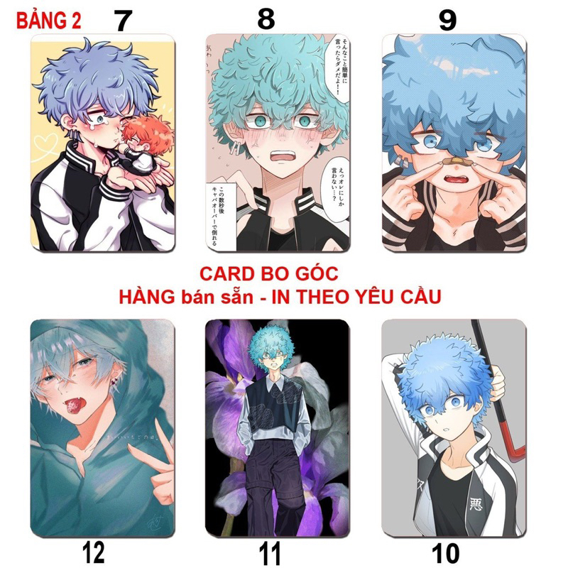 Card hình kịch trường của takemichi Tokyo Revengers 6 ảnh khác nhau / Thẻ card anime Tokyo Revengers
