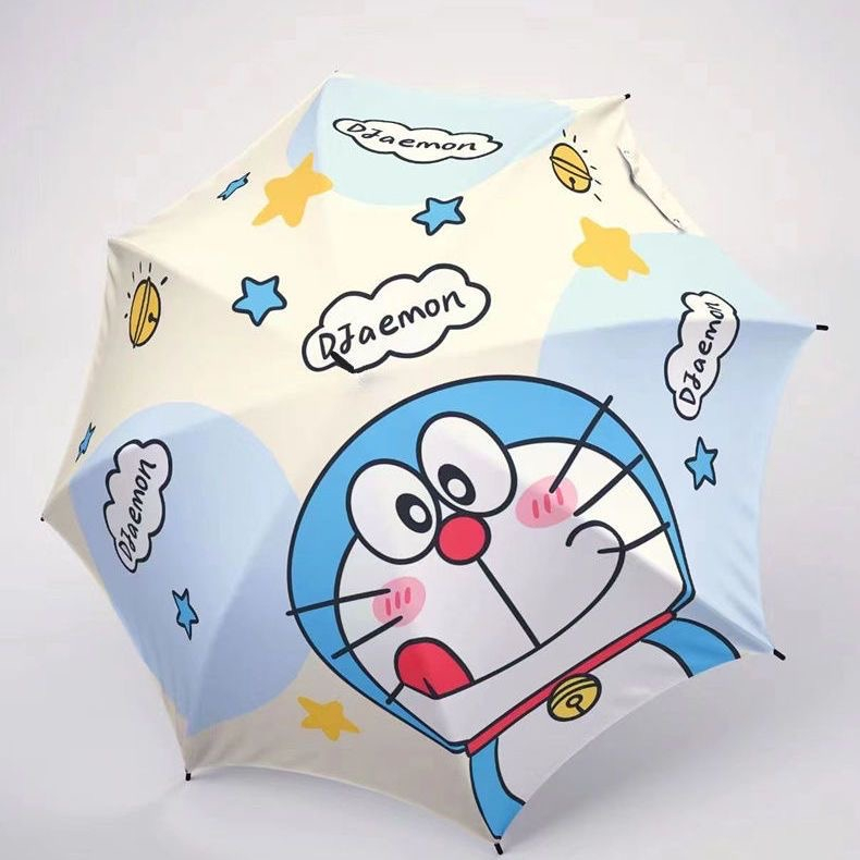 Ô che mưa nắng trẻ em loại gập mở tự động hoạ tiết Doraemon dành cho Bé gái - Bé trai (N01389)
