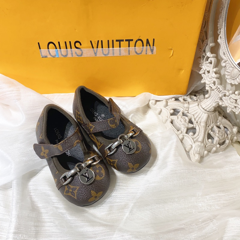 Giầy búp bê da mềm siêu cấp cho bé gái, giầy bún da mềm êm cho bé gái từ 1-5 tuổi