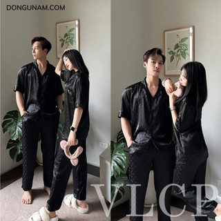 Đồ đôi nam nữ set đồ đôi Bigsize mặc nhà sang chảnh chất lụa mềm mịn cao cấp mùa hè thoải mái LV34 - VLCP