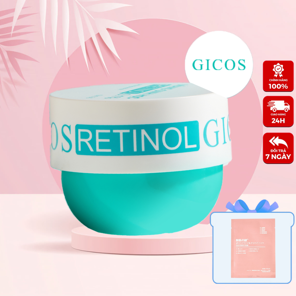 Màng sinh học Retinol 0.1% Gicos 250gr Zuka Beauty trẻ hóa làn da Body dưỡng trắng body mịn màng