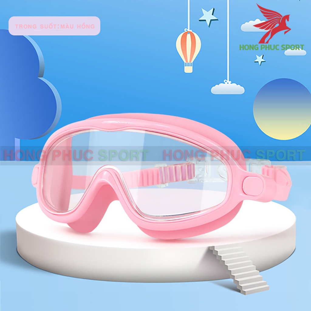 Kính bơi trẻ em HAIZID chống nước và chống sương mù độ nét cao khung lớn hàng cao cấp loại 1