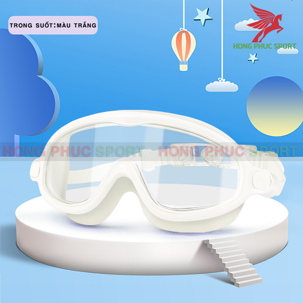 Kính bơi trẻ em HAIZID chống nước và chống sương mù độ nét cao khung lớn hàng cao cấp loại 1