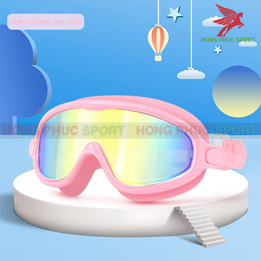 Kính bơi trẻ em HAIZID chống nước và chống sương mù độ nét cao khung lớn hàng cao cấp loại 1