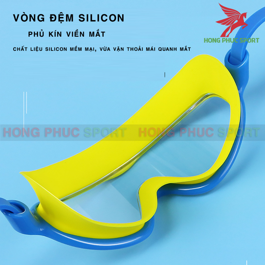 Kính bơi trẻ em HAIZID chống nước và chống sương mù độ nét cao khung lớn hàng cao cấp loại 1