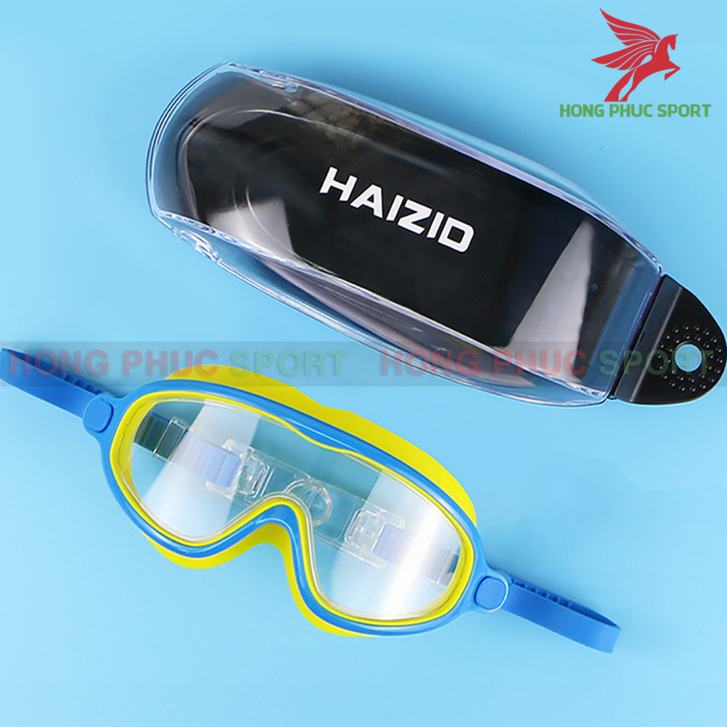Kính bơi trẻ em HAIZID chống nước và chống sương mù độ nét cao khung lớn hàng cao cấp loại 1