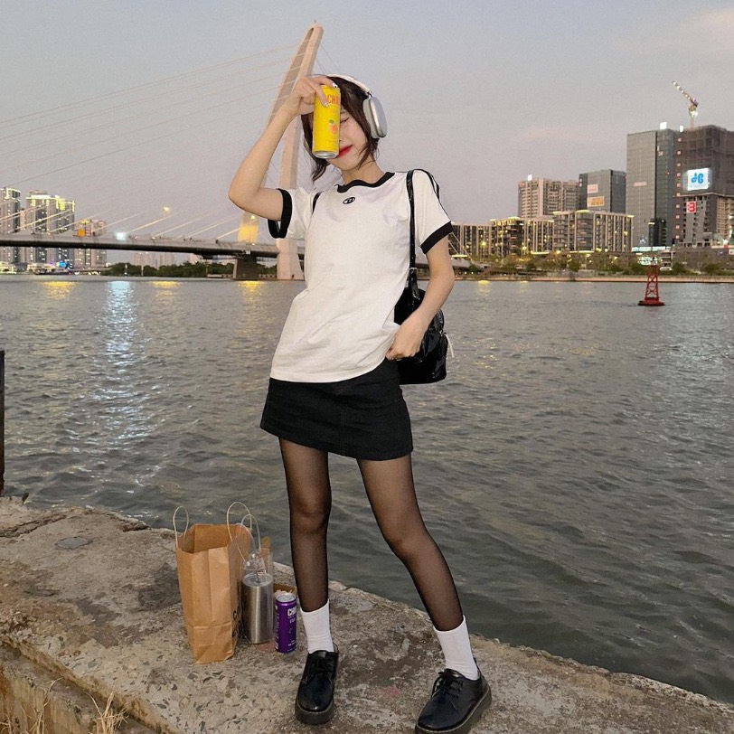 Áo Thun Baby Tee 100% Cotton chữ B logo cao su 2023_NT.Studio