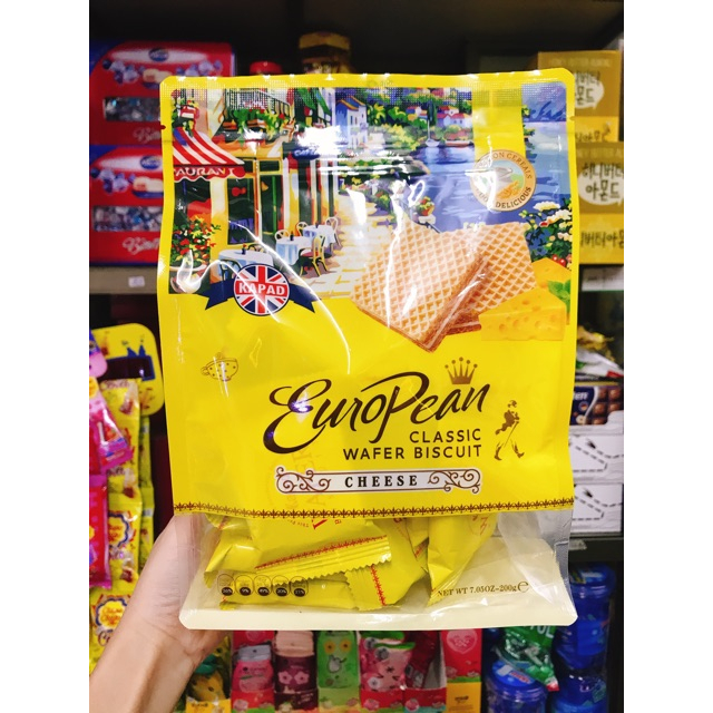 BÁNH XỐP KEM EUROPEAN 200GR / WONDER 510GR  ANH QUỐC hsd 10/23