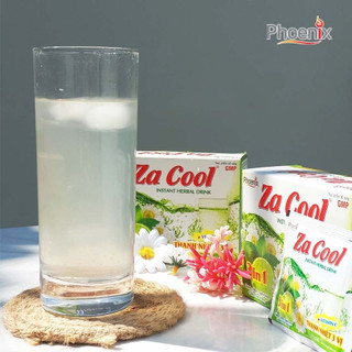 Combo 10 Hộp Nước Mát Za Cool Thanh Nhiệt 3 Vị (Hộp 10 Gói x 7g)