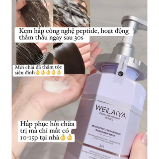 Mini Dầu hấp tóc Weilaiya Phục hồi tóc hư tổn