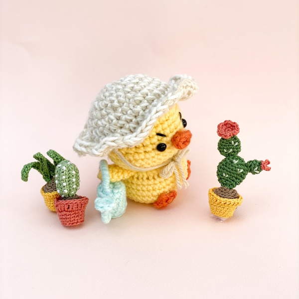 Set nguyên liệu móc Chú gà Angry dễ thương có video hướng dẫn