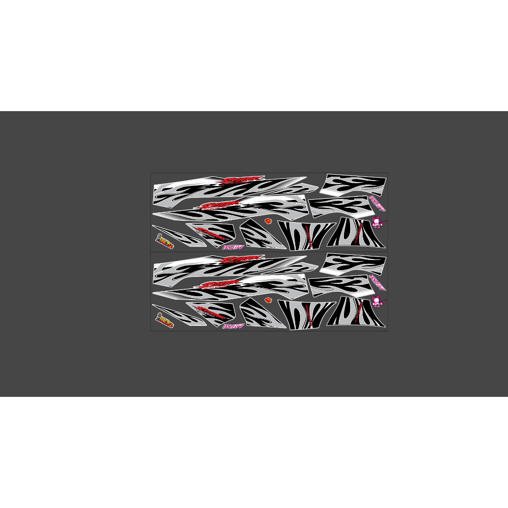 Tem lửa v3 dán xe máy sirius 50-110cc