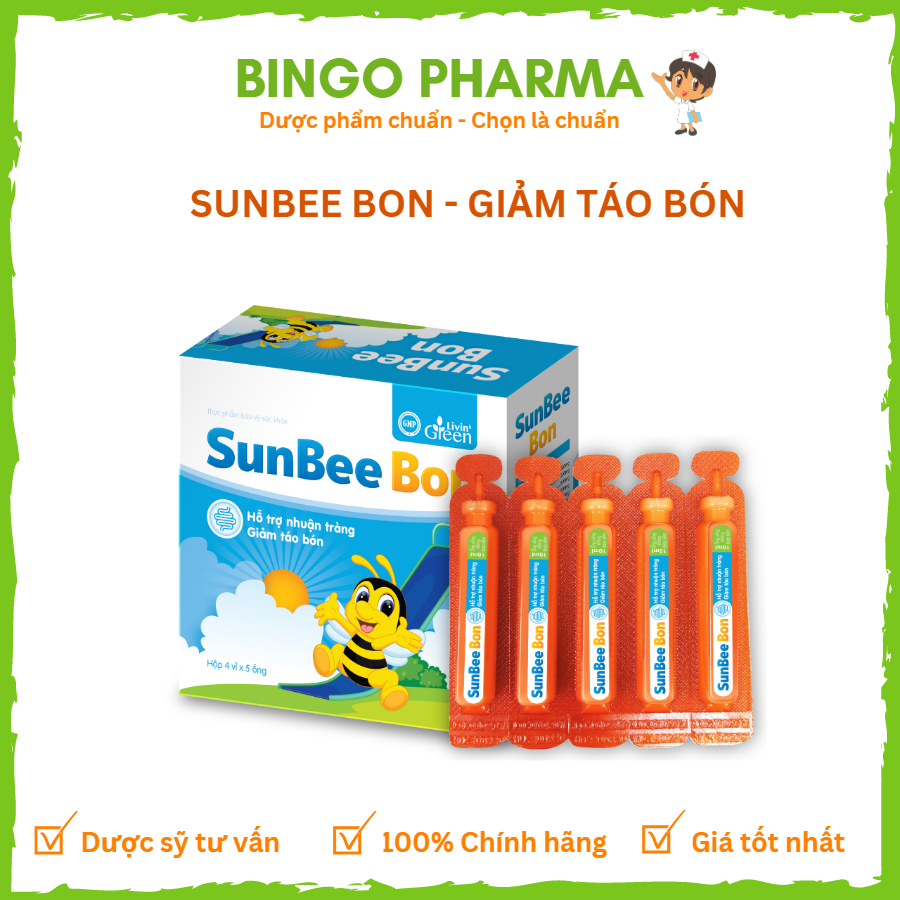 Ông uống Sunbee Bon nhuận tràng, hết táo bón, đi đại tiện đều đặn hộp 15 ống