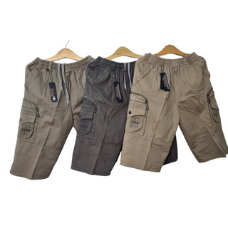 Quần Short Kaki túi hộp lưng thun cao cấp , form quần rộng thoải mái . (tên đôi)