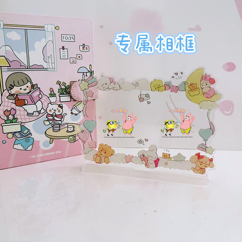 Standee frame đôi_ khung để card đã trang trí