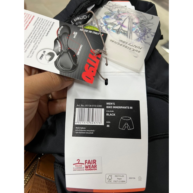 QUẦN LÓT ĐẠP XE ĐẠP CHO NỮ - Vaude, màu đen_Cào Cào Bikeshop