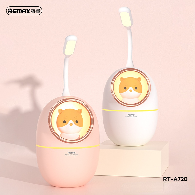 Remax rt-a720 240ml các phi hành gia đáng yêu mô hình máy làm ẩm/nước/hương liệu máy phích cắm/bộ sạc