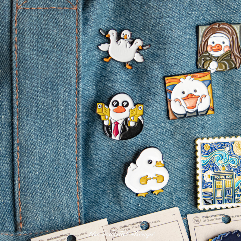 Ghim Cài Áo Hình Vịt Đáng Yêu Vui Nhộn