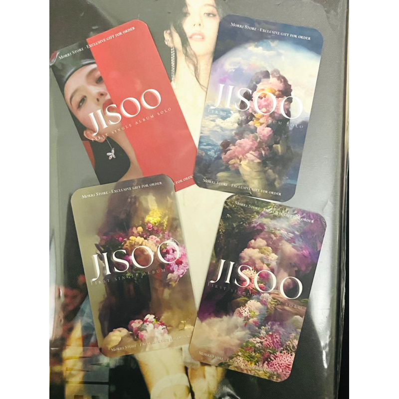 Bộ tranh ảnh album solo JISOO “ME” - Morristore (Kèm quà 2 ảnh cuối)