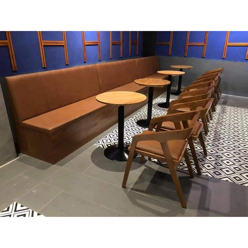 Ghế băng dài chân gỗ