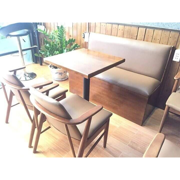 Ghế băng dài chân gỗ