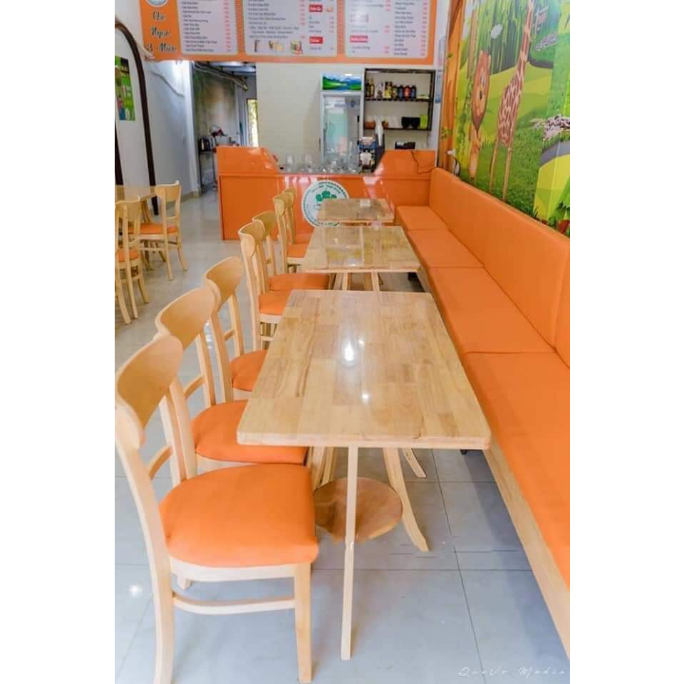 Ghế băng dài chân gỗ