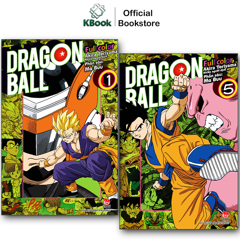 Truyện Tranh - Dragon Ball Full Color: Ma Buu (Tập 1 - 5) - Kim Đồng