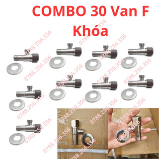 Combo 30 van f có khóa, van t. hình ảnh thật, hộp màu ngẫu nhiên, van giảm áp, combo 20 40 lựa chọn
