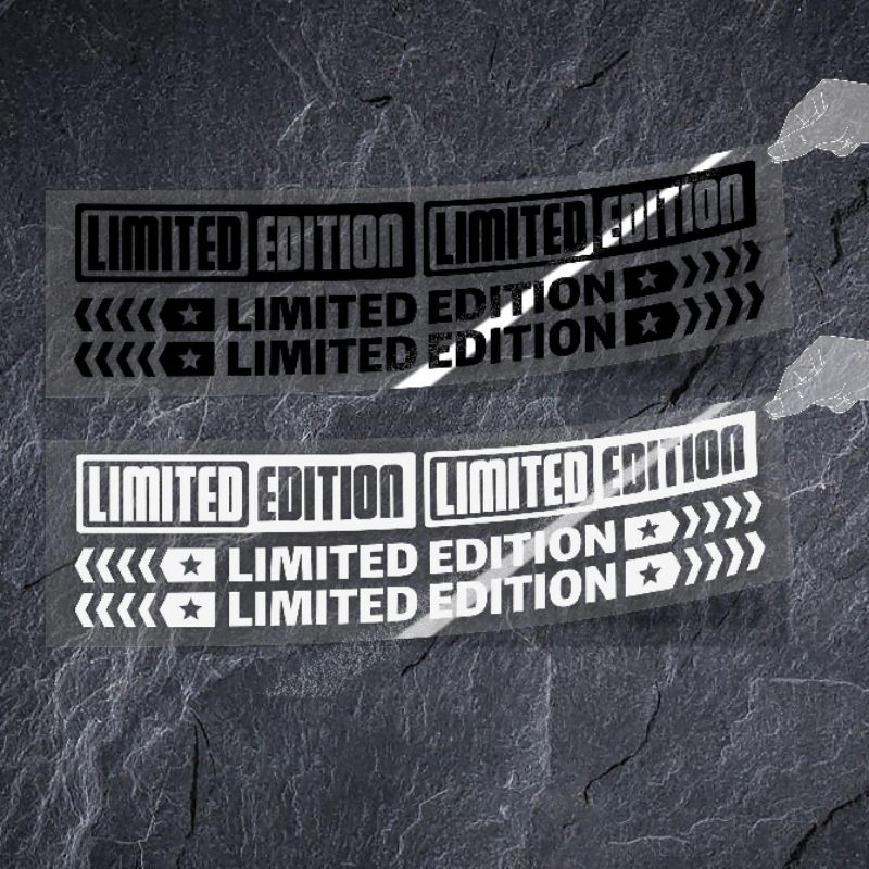 TEM DECAL LIMITED EDITION TRANG TRÍ DÁN XE TAY GA-XE Số