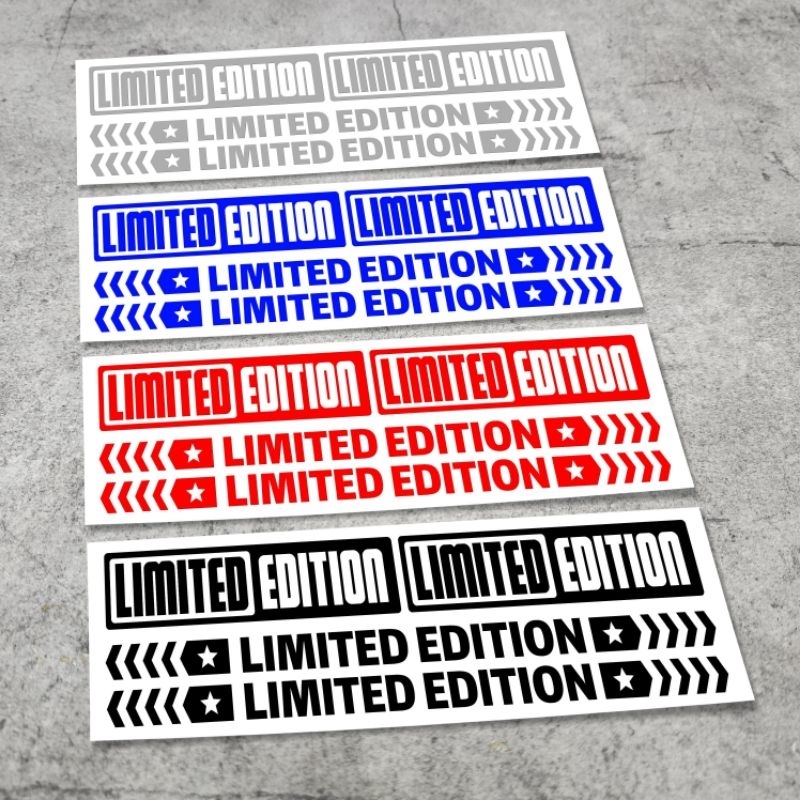 TEM DECAL LIMITED EDITION TRANG TRÍ DÁN XE TAY GA-XE Số