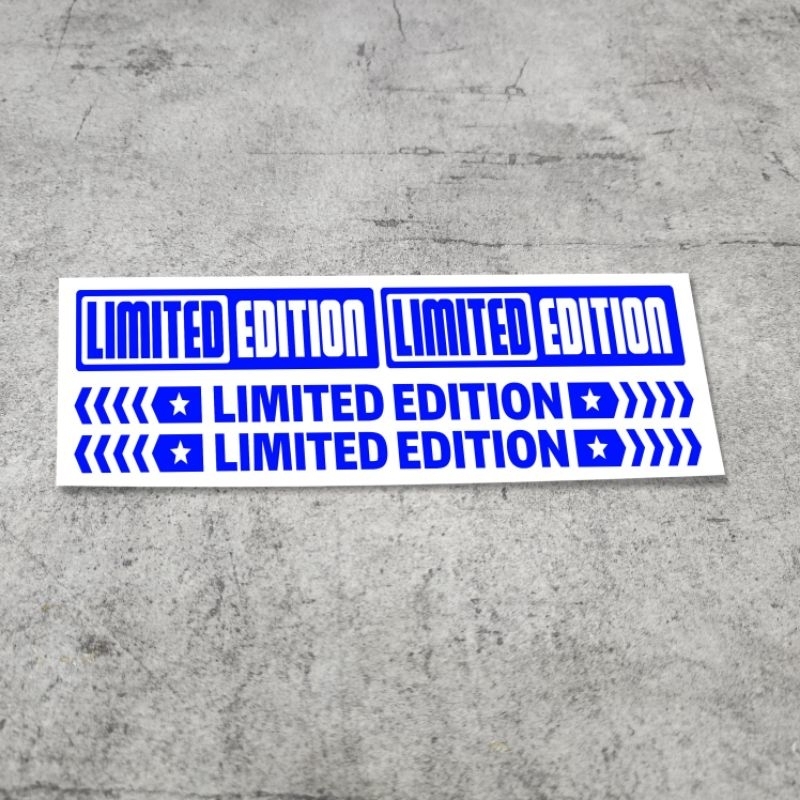 TEM DECAL LIMITED EDITION TRANG TRÍ DÁN XE TAY GA-XE Số