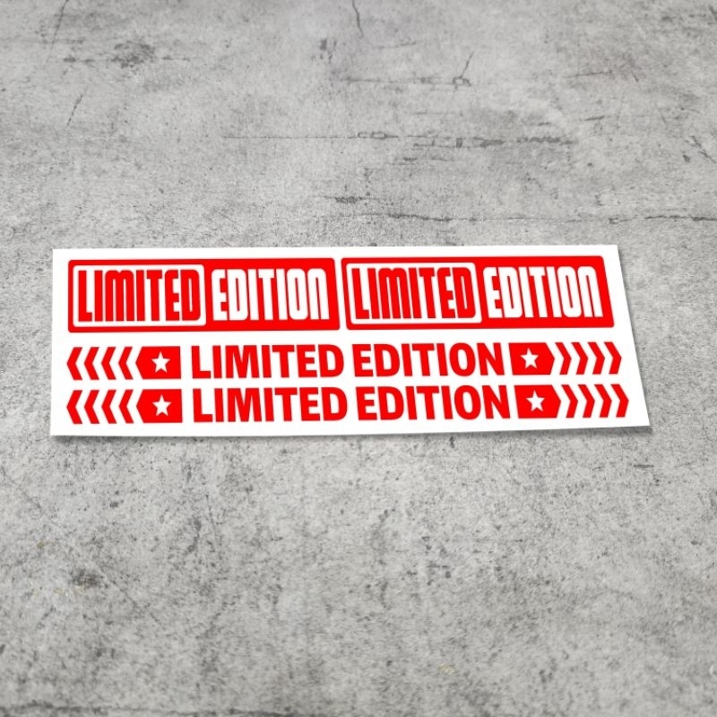 TEM DECAL LIMITED EDITION TRANG TRÍ DÁN XE TAY GA-XE Số