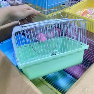Lồng xách tay full phụ kiện cho Hamster