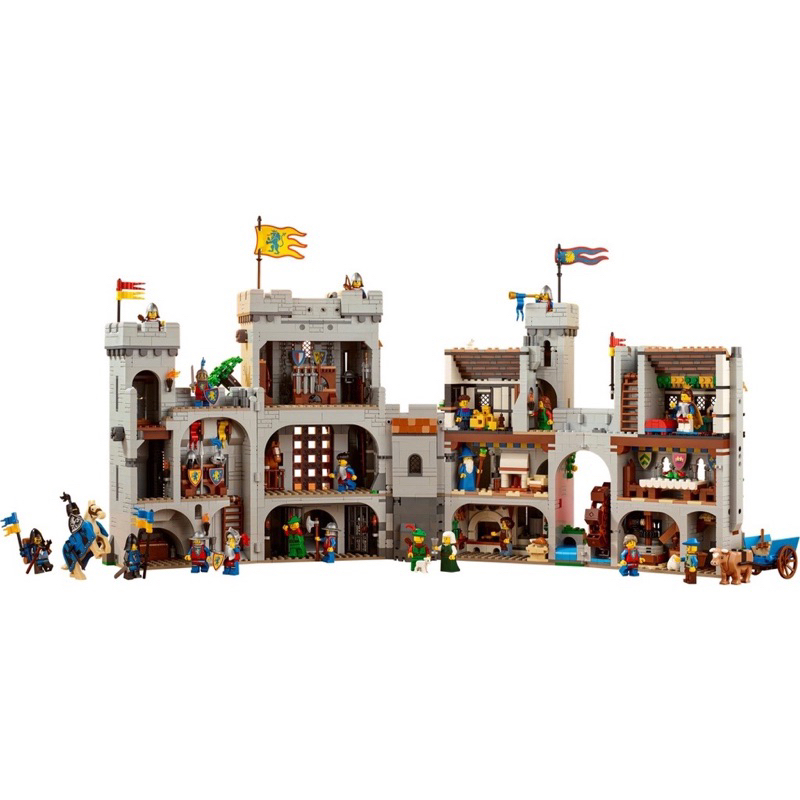 Nonlego Đồ chơi lắp ráp 85666 10305 Mô hình lâu đài Sư tử xanh Lion Knight