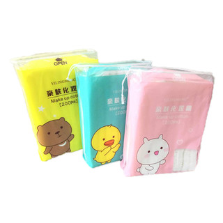 Bông Tẩy Trang Gấu Vịt Thỏ 200 Miếng