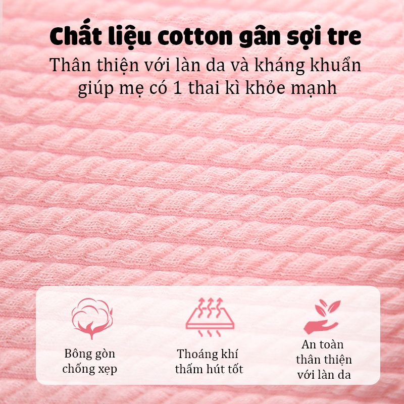 Gối Bầu Cánh Tiên Vải Sợi Tre Thoáng Mát Bông Gòn Thái Lan Cao Cấp Chống Xẹp Holakids