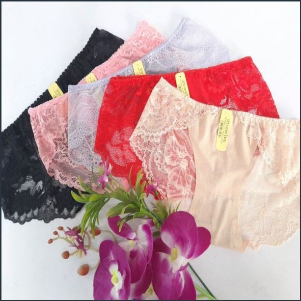 Quần silit nữ su pha ren hoa phối cao cấp KIMCHIBIKINI quần nót nữ sexy nóng bỏng gợi cảm QL157