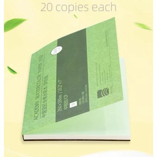 Sổ vẽ màu nước BaoHong vân Cold 200g/300gsm 100% cotton