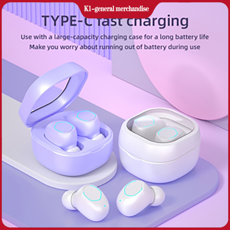 Tai Nghe Nhét Tai Bluetooth Không Dây Mini Vitog Tws M21 Chống Ồn Có Micro Tiện Dụng Bluetooth 5.3 TWS / EncokWM01 Blue
