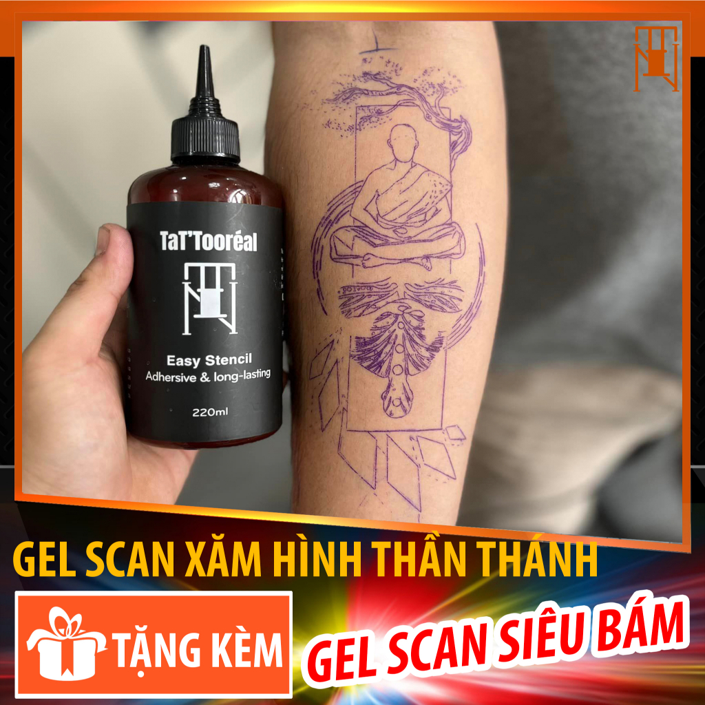 Gel scan hình xăm Easy Stencil thần thánh