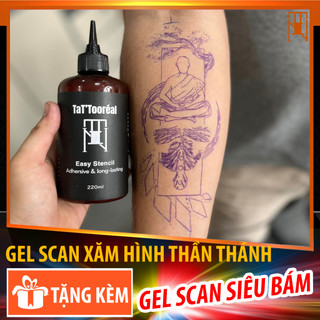 Gel scan hình xăm Easy Stencil thần thánh (siêu bám dính)