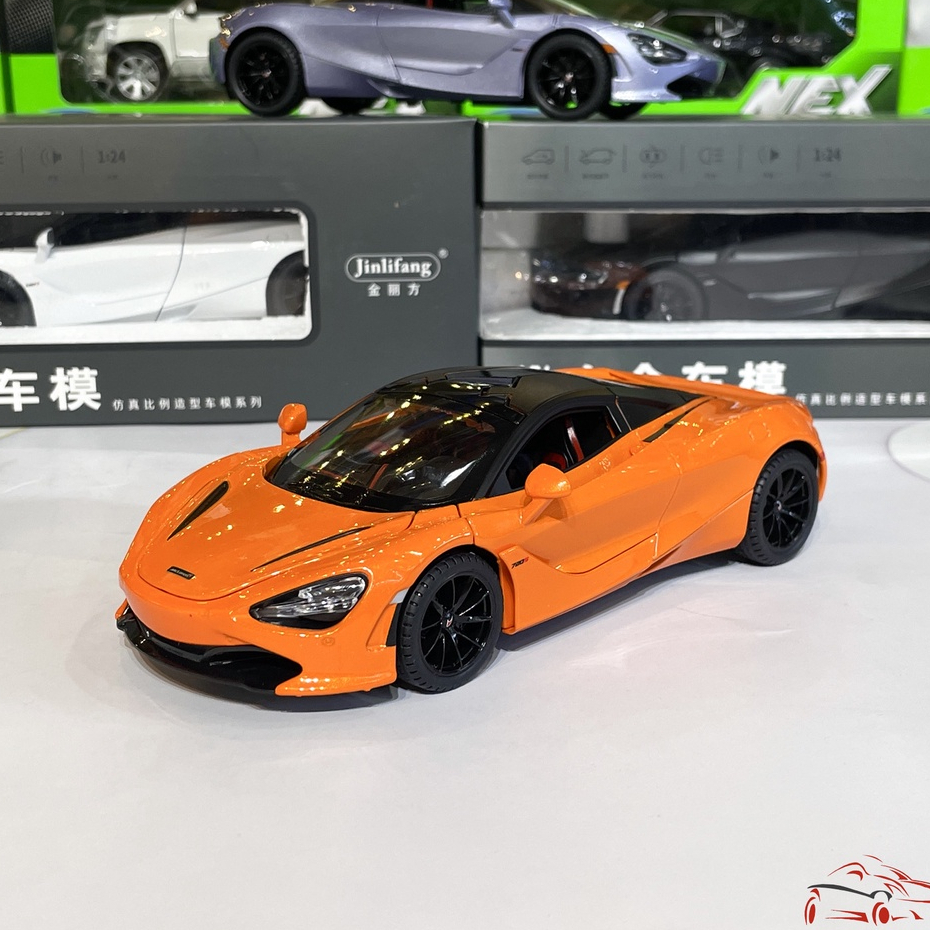 Mô hình xe kim loại Mclaren 720s tỉ lệ 1:24 hãng JINLIFANG 4 màu
