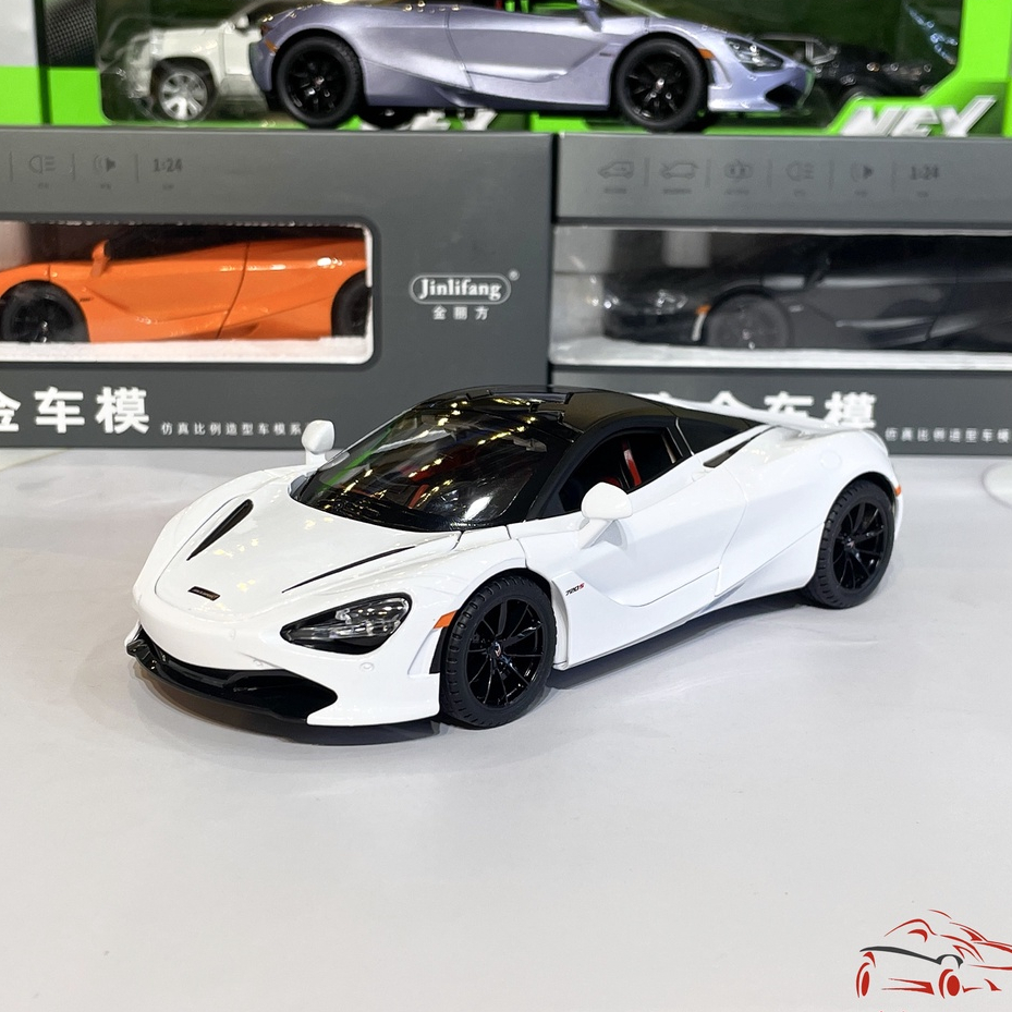 Mô hình xe kim loại Mclaren 720s tỉ lệ 1:24 hãng JINLIFANG 4 màu