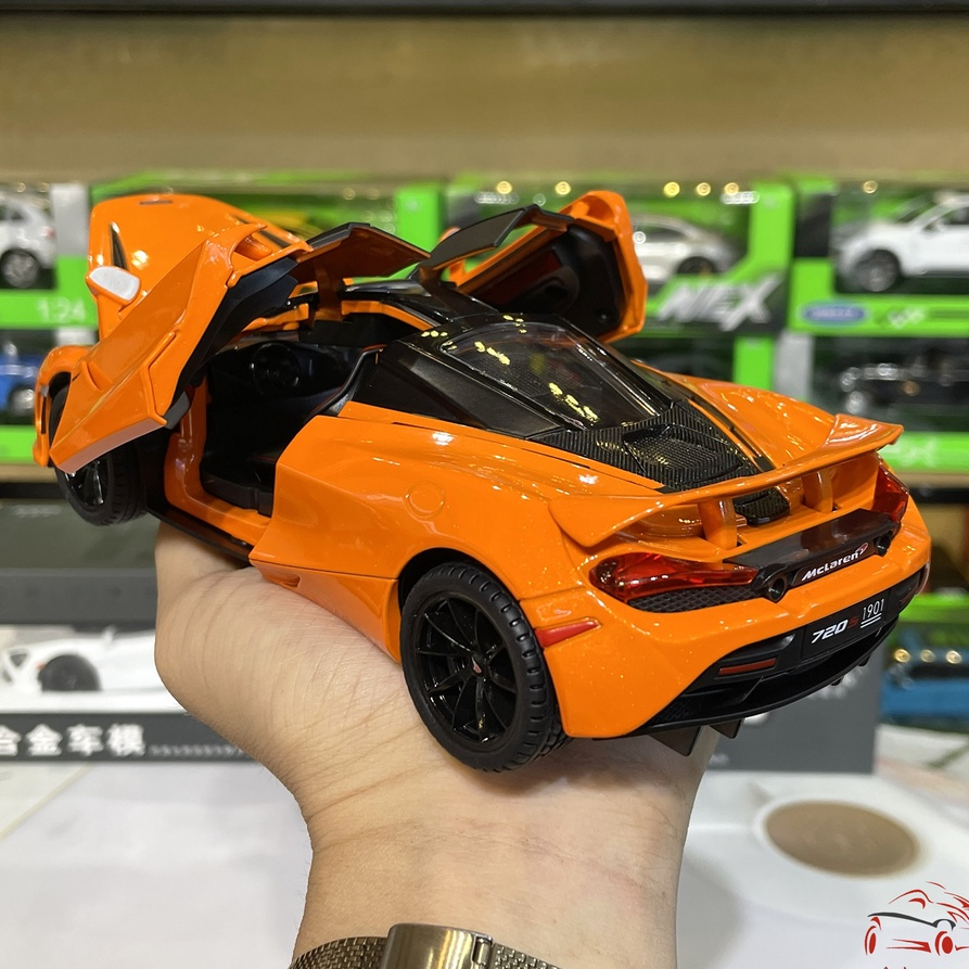 Mô hình xe kim loại Mclaren 720s tỉ lệ 1:24 hãng JINLIFANG 4 màu