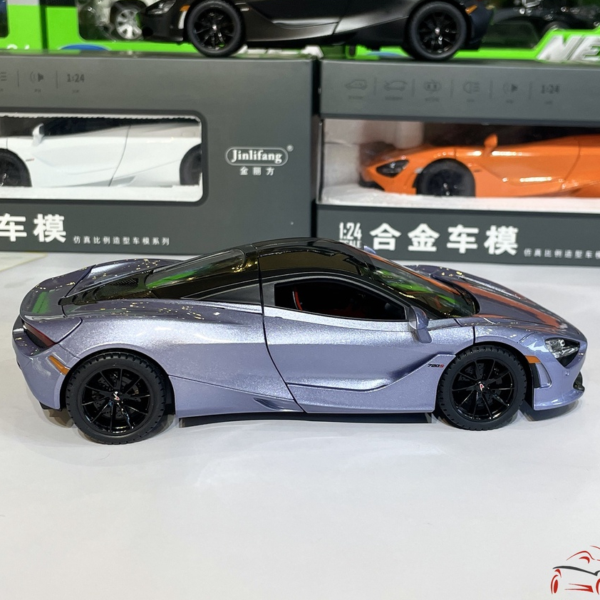 Mô hình xe kim loại Mclaren 720s tỉ lệ 1:24 hãng JINLIFANG 4 màu