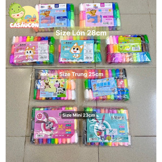 Đất Sét Tự Khô 36 màu , 24 màu , 12 màu , 12 trắng , an toàn cho trẻ nhỏ