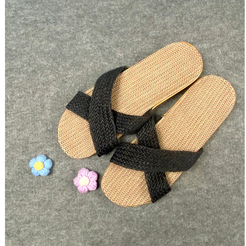 Dép Cói JOLII.SG Quai Trơn Ngang, Êm - Nhẹ - Phù Hợp Mang Đi biển - Văn phòng - Mang trong nhà