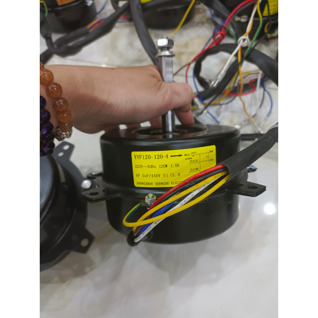 Động cơ quạt hơi nước 50W, 120W - trục 8, trục 12