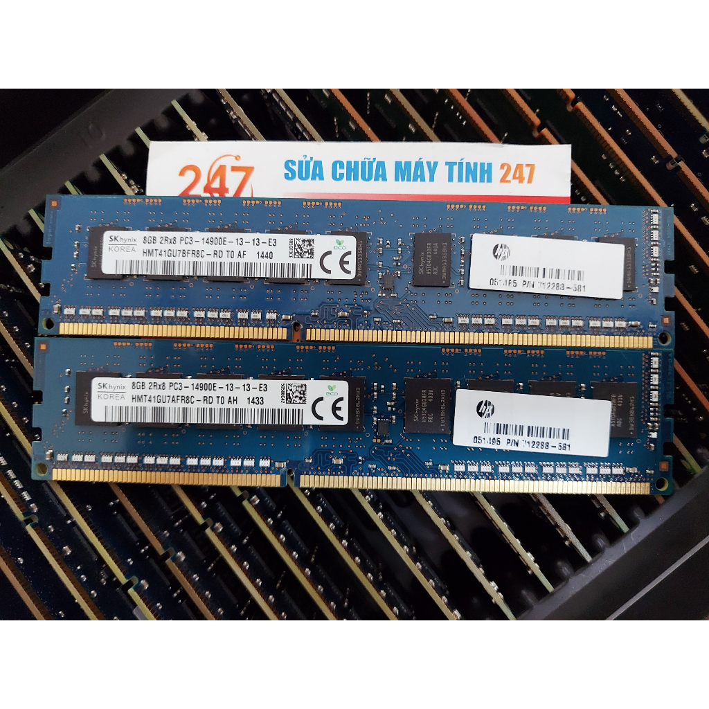 RAM Máy Tính PC 8GB DDR3 Bus 1600 Bảo Hành 36 Tháng
