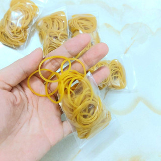 Thun Cột Tóc Cao Su Vàng Bịch nhỏ 13g